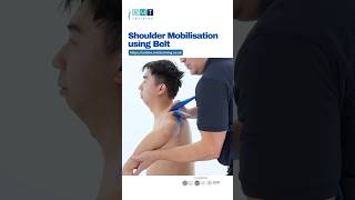 Shoulder Mobilisation Technique Using a Belt shoulderpain manualtherapy [upl. by Divd]