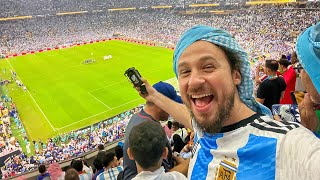 ¡Vi a Argentina ganar la copa  Final del Mundial Qatar 2022 Vlog 🏆⚽️🇫🇷🇦🇷 [upl. by Yrallam558]