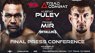 Triller Fight Club Presents Triad Combat  Pulev vs Mir  Final Press Conference [upl. by Ardnaz]