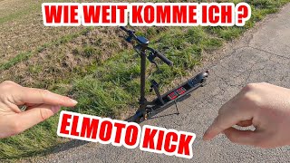 ELMOTO KICK REICHWEITENTEST  Wie weit komme ich [upl. by Intruoc]