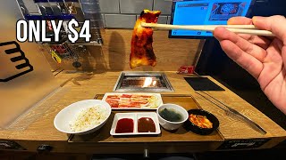 Cheapest Yakiniku in Japan Only 4 with Unlimited Rice  Solo Dining [upl. by Beauchamp752]