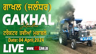 🔴Live Gakhal Jalandhar Tractor tavian 04 April 2023  kabaddi123 [upl. by Eiraminot788]