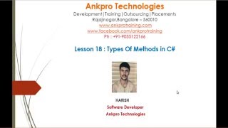 C Beginner to advanced  Lesson 18  Framework and user defined methods Part 3 [upl. by Nelo]