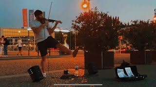 Violinstreet professional violinist🎻 violin violinist music melody travel germany berlin [upl. by Esoj]