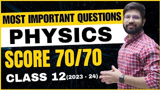 Most Important Question🔥 Class 12 Physics 202324  Physics Important Question Chapter 1 to 8 [upl. by Adriane]