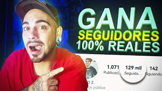 Como ganar seguidores REALES Y RÁPIDO en Instagram  GRATIS 2023 [upl. by Nuhs]