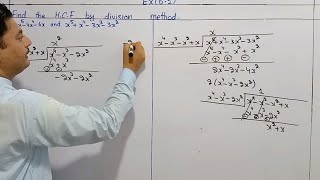 HCF of polynomials by using long division method  Hcf of polynomials  Hcf by division method  Hcf [upl. by Lleunamme]