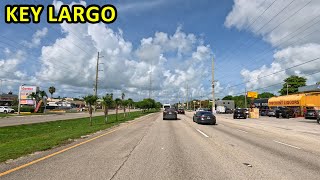 Key Largo Florida Driving Through [upl. by Bergren]