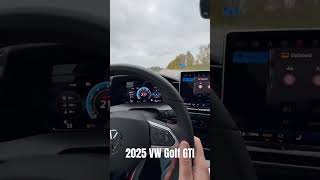 volkswagen GOLF GTI NEW 2025 on AUTOBAHN [upl. by Suraved]