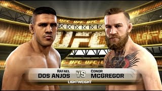 ПРОХОЖДЕНИЕ EA SPORTS UFC MMA  GAME  ★ RAFAEL DOS ANJOS VS CONOR MCGREGOR ★ АНЬОС VS МАКГРЕГОР [upl. by Gherardi]