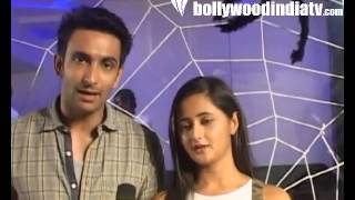 Exclusive Interview with Rashmi Desai amp Nandish Sandhu on the set of Khatron Ke Khiladi Season 6 [upl. by Suaeddaht]