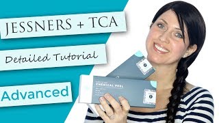 Jessners and TCA Advanced peeling  Application  FAQ  Prep and Post [upl. by Aicnom]