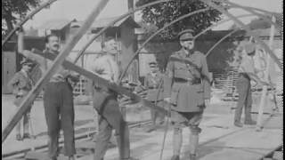 Building a Nissen Hut Courtesy of the Imperial War Museum [upl. by Naired]