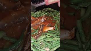 String beans with sardinas youtube food shorts [upl. by Josephson]