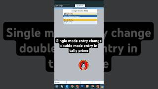 Single mode entry change double mode entry in tally prime tally tallyprime prime tallyprimeshort [upl. by Phia]