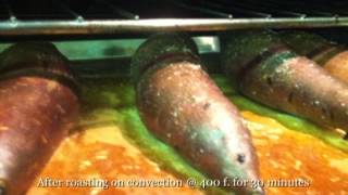 How To Roast Sweet Potatoes By Chef Frank Miller [upl. by Deloris387]