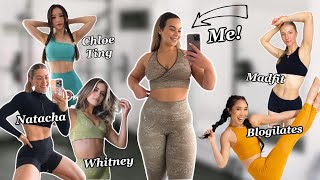 I tried the MOST POPULAR Fitness YouTubers WORKOUTS  DIETS for a week CHLOE NATACHA MADFIT [upl. by Darian]