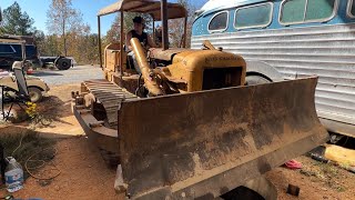 Detroit Diesel 271 engine head removal on Allis Chalmers bull Dozer [upl. by Trescha885]