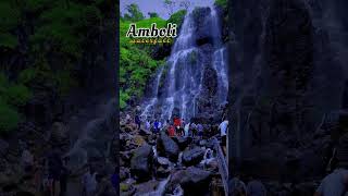 Amboli Waterfall Rainy season amboliwaterfall ambolighat westernghats [upl. by Steady455]