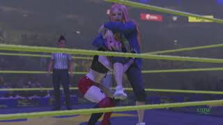 Harley Quinn vs Power c N Womens Championship Gotham Nights XII M2 [upl. by Nyrol78]