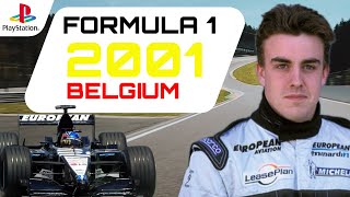 F1 2001 with Alonson Round 14 Belgium [upl. by Eiramave]