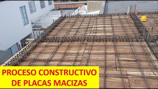 PROCESO CONSTRUCTIVO DE UNA LOSA MACIZA [upl. by Itnaihc924]