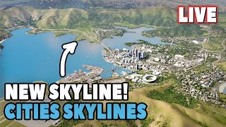 Cities Skylines Building a second city skyline  LIVESTREAM  Oceania [upl. by Siusan261]