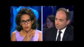 Clash entre Jean François Copé et Audrey Pulvar  On nest pas couché [upl. by Margetts]