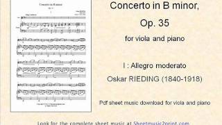 Rieding  Concerto Op 35 for Viola 13 [upl. by Anelrad76]