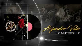 Alejandro Veliz  Lo Nuestro Fue  Video Lyric [upl. by Oralie]