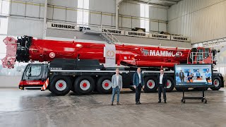 Liebherr  Handover of first LTM 165081 [upl. by Ennoryt]