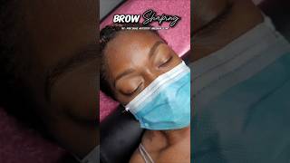 Brow Shaping greenvillenc brows waxing skincare hairremoval beauty [upl. by Ahsienel622]