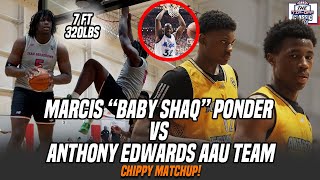 70 OTE quotBABY SHAQquot is a MENACE I Team Breakdown vs Anthony Edwards Adidas 3SSB [upl. by Aikenahs]