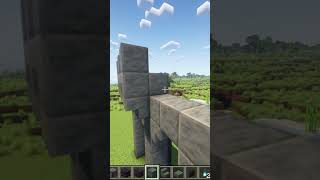 Minecraft Dark Castle Wall Build shorts minecraft minecraftbuilding [upl. by Vicki]