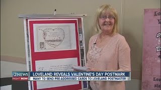 Loveland reveals Valentines Day postmark [upl. by Carrew807]