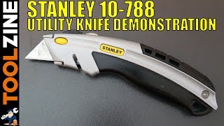 Stanley 10788 Utility Knife Instructions and Demonstration [upl. by Areek656]