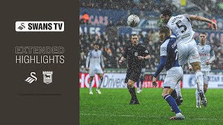 Swansea City v Ipswich Town  Extended Highlights [upl. by Dedrick]