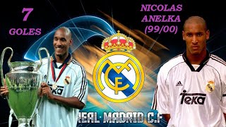 🇫🇷NICOLÁS ANELKA SUS 7 ⚽GOLES OFICIALES EN EL REAL MADRID 9900 [upl. by Roselle191]