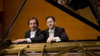 Brahms Hungarian Dance No4 for piano four hands [upl. by Hamforrd]