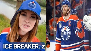 Woman defends flashing hockey fans during teams run to the Stanley Cup final [upl. by Esylle]