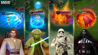 ALL 4 UPCOMING STAR WARS REVAMP SKINS  ARGUS DARTH VADER  ALUCARD OBIWAN  YODA amp JET TROOPER [upl. by Keeryt987]