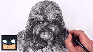 How To Draw Krrsantan  Star Wars Sketch Art Lesson Step by Step [upl. by Lupiv]