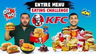 KFC Entire Veg Menu Eating Challenge  KFC Food Eating Challenge  Viwa Food World [upl. by Fotzsyzrk]