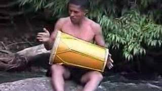 Gandang Katindik  drum solo at the river [upl. by Pardew]