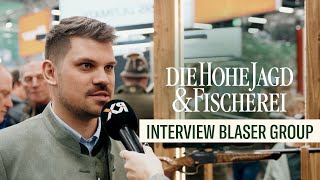 Interview mit Dominic Waldner von Blaser Group  Hohe Jagd amp Fischerei 2024 [upl. by Alinoel139]