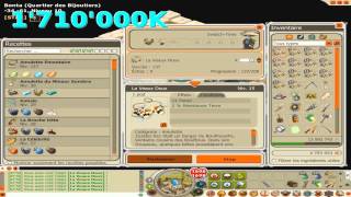 Dofus se faire 5000000K en montant son bijoutier Level 165 [upl. by Cohn]