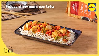 Fideos chow mein con tofu 🍜🥢  Recetas Asiáticas  Lidl España [upl. by Sirrad]