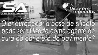 O endurecedor à base de silicato pode ser utilizado como agente de cura do concreto do pavimento [upl. by Thorfinn]