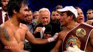 Nice moment between pacquiao amp marquez after fight 4 [upl. by Ber786]