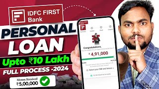 IDFC Personal Loan  IDFC First Bank Personal Loan Online Apply  Personal Loan [upl. by Doelling495]